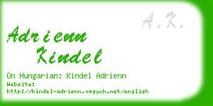 adrienn kindel business card